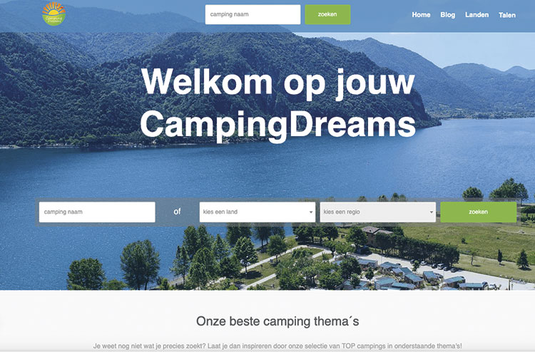 CampingDreams online